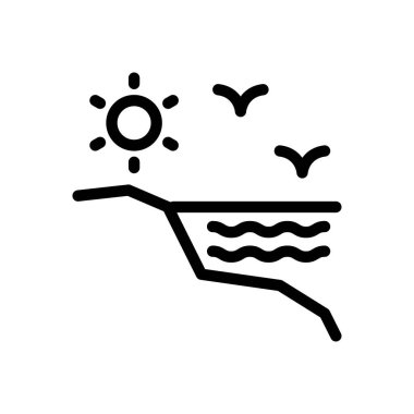 Web sitesi tasarımı ve masaüstü zarfları için deniz simgesi, geliştirme. Premium paketi.