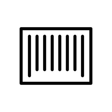 Web sitesi tasarımı ve masaüstü zarfları için barkod simgesi, geliştirme. Premium paketi.