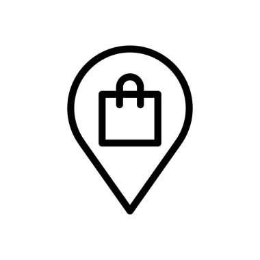 site tasarımı ve masaüstü zarfları için konum depolama simgesi, geliştirme. Premium paketi.