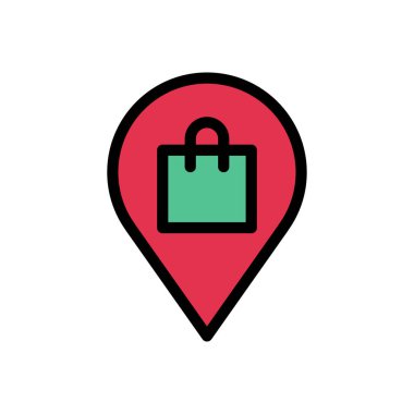 site tasarımı ve masaüstü zarfları için konum depolama simgesi, geliştirme. Premium paketi.