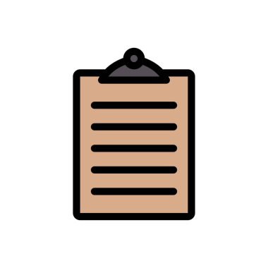 Web sitesi tasarımı ve masaüstü zarfları için pano belge simgesi, geliştirme. Premium paketi.