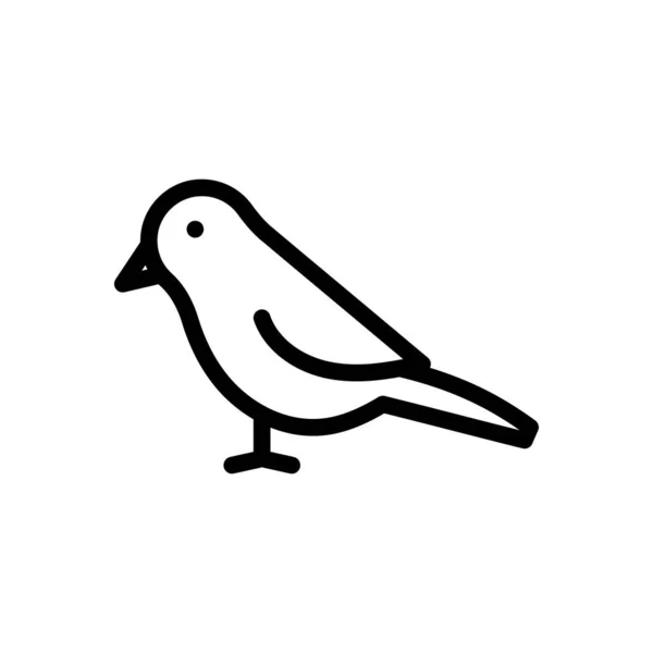 Bird Icon Für Website Design Und Desktop Umschlag Entwicklung Premiumsymbol — Stockvektor