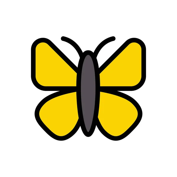 Icono Mariposa Para Diseño Del Sitio Web Sobre Escritorio Desarrollo — Archivo Imágenes Vectoriales