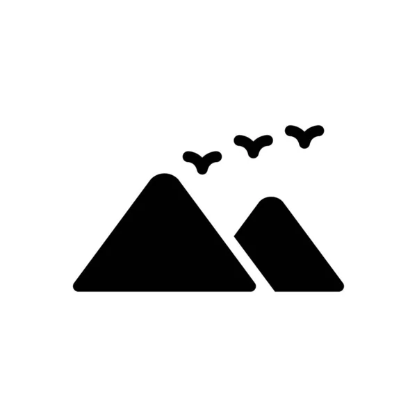 Hügel Symbol Für Website Design Und Desktop Hülle Entwicklung Premiumsymbol — Stockvektor