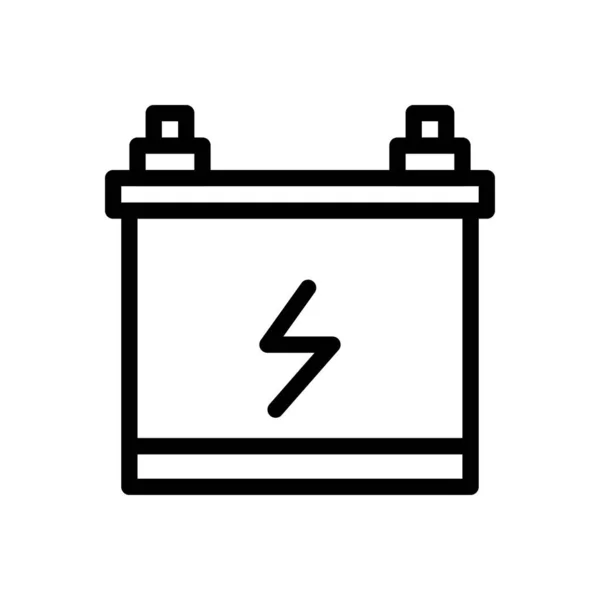 Accumulator Power Icon Voor Website Ontwerp Desktop Envelop Ontwikkeling Premium — Stockvector