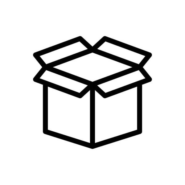 Box Ikona Pro Design Webových Stránek Obal Desktopu Vývoj Premium — Stockový vektor