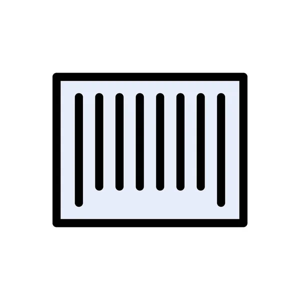 Иконка Штрих Кода Дизайна Сайта Оболочки Рабочего Стола Разработки Пакет — стоковый вектор