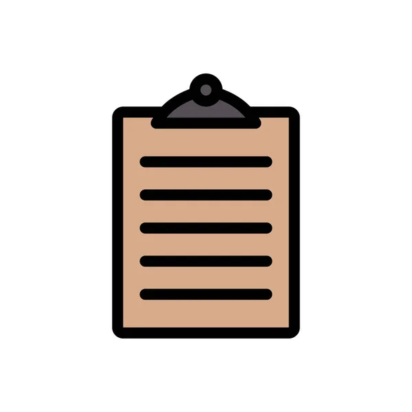 Clipboard Dokument Symbol Für Website Design Und Desktop Umschlag Entwicklung — Stockvektor