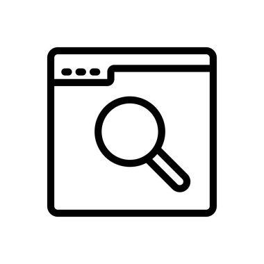 Web sitesi tasarımı ve masaüstü zarfları için tarayıcı simgesi, geliştirme. premium paket