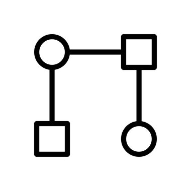 Web sitesi tasarımı ve masaüstü zarfları için akış şeması simgesi, geliştirme. premium paket