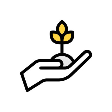 Web sitesi tasarımı ve masaüstü zarfları için bitki simgesi, geliştirme. premium paket