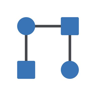 Web sitesi tasarımı ve masaüstü zarfları için akış şeması simgesi, geliştirme. premium paket