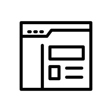 Web sitesi tasarımı ve masaüstü zarfları için tarayıcı simgesi, geliştirme. premium paket