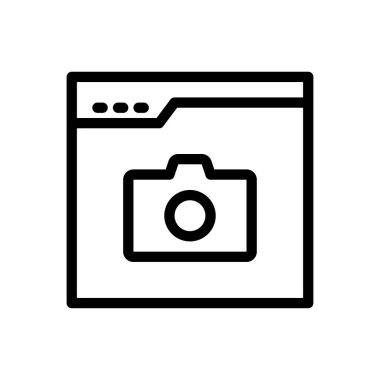 Web sitesi tasarımı ve masaüstü zarfları için web sayfası simgesi, geliştirme. premium paket