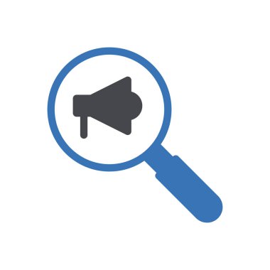 Web sitesi tasarımı ve masaüstü zarfları için arama simgesi, geliştirme. premium paket