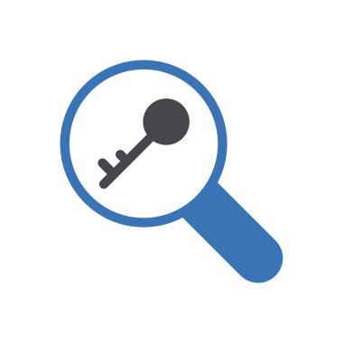 Web sitesi tasarımı ve masaüstü zarfları için anahtar simgesi, geliştirme. premium paket