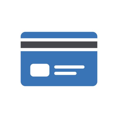 Web sitesi tasarımı ve masaüstü zarfları için kredi kartı simgesi, geliştirme. premium paket