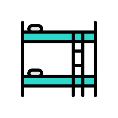 yataklı Simge web sitesi tasarımı ve masaüstü zarfları için, geliştirme. premium paket