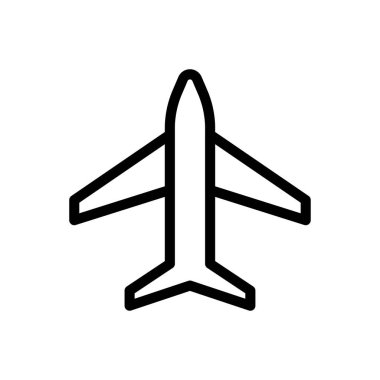 Web sitesi tasarımı ve masaüstü zarfları için uçuş simgesi, geliştirme. premium paket