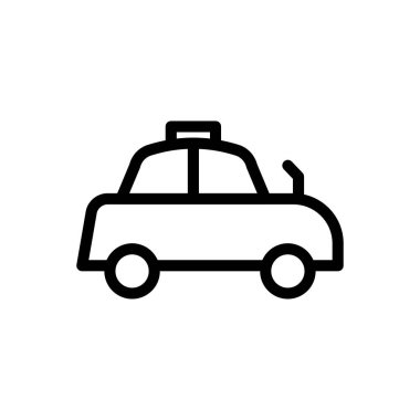 Web sitesi tasarımı ve masaüstü zarfları için taksi simgesi, geliştirme. premium paket