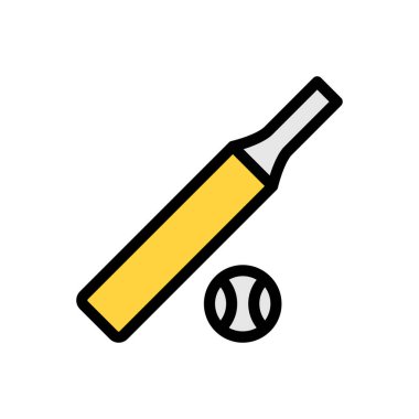 Web sitesi tasarımı ve masaüstü zarfları için kriket simgesi, geliştirme. premium paket