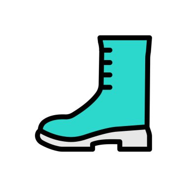 Web sitesi tasarımı ve masaüstü zarfları için ayakkabı simgesi, geliştirme. premium paket