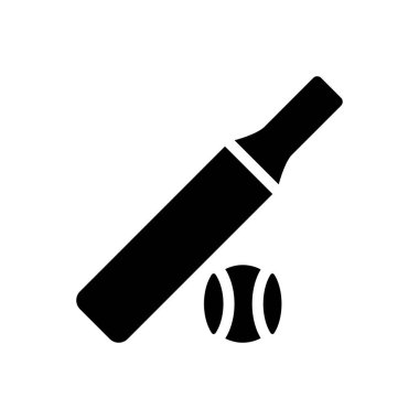 Web sitesi tasarımı ve masaüstü zarfları için kriket simgesi, geliştirme. premium paket