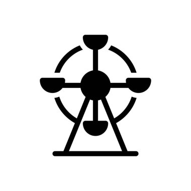 Web sitesi tasarımı ve masaüstü zarfları için ferris Simgesi, geliştirme. premium paket