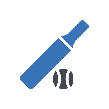 Web sitesi tasarımı ve masaüstü zarfları için kriket simgesi, geliştirme. premium paket