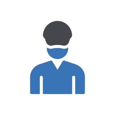 İnternet sitesi tasarımı ve masaüstü zarfları için polis simgesi, geliştirme. premium paket