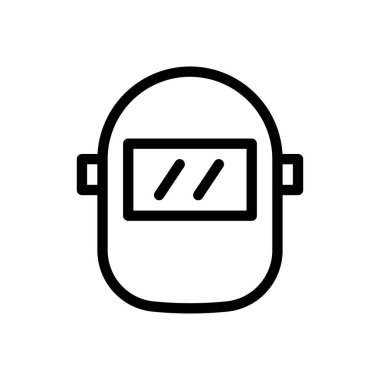 Web sitesi tasarımı ve masaüstü zarfları için kask simgesi, geliştirme. premium paket