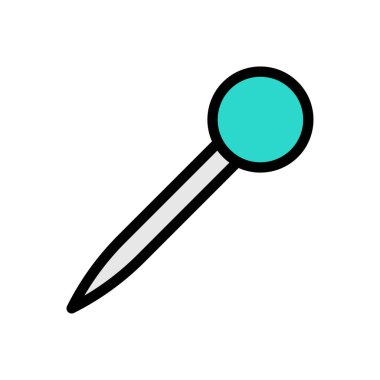 Web sitesi tasarımı ve masaüstü zarfları için iğne simgesi, geliştirme. premium paket