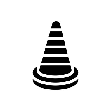 Web sitesi tasarımı ve masaüstü zarfları için koni simgesi, geliştirme. premium paket.