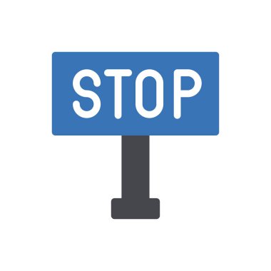 Web sitesi tasarımı ve masaüstü zarfları için Simgeyi durdur, geliştirme. premium paket.