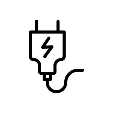 Charger Simgesi web sitesi tasarımı ve masaüstü zarfları için, geliştirme. premium paket.