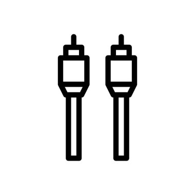 İnternet sitesi tasarımı ve masaüstü zarfları için kablo Simgesi, geliştirme. premium paket.