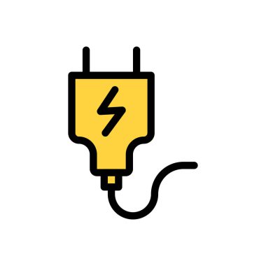 Charger Simgesi web sitesi tasarımı ve masaüstü zarfları için, geliştirme. premium paket.