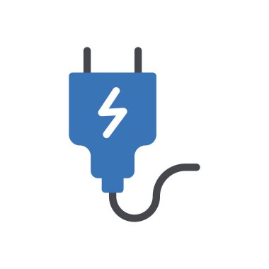 Charger Simgesi web sitesi tasarımı ve masaüstü zarfları için, geliştirme. premium paket.