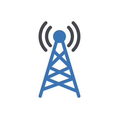 Web sitesi tasarımı ve masaüstü zarfları için kule simgesi, geliştirme. premium paket.