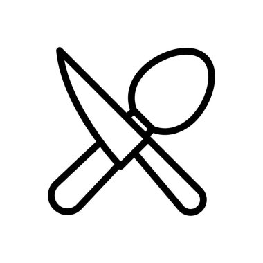 bıçak kaşığı simgesi web sitesi tasarımı ve masaüstü zarfları için, geliştirme. premium paket.