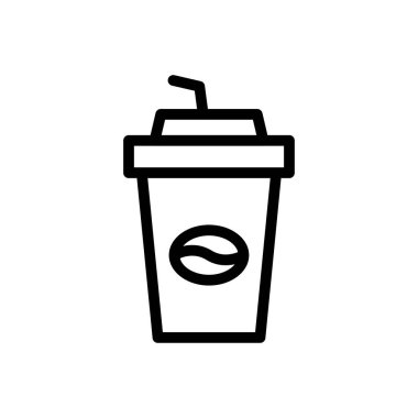 Web sitesi tasarımı ve masaüstü zarfları için kahve fincanı simgesi, geliştirme. premium paket.