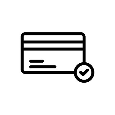 Web sitesi tasarımı ve masaüstü zarfları için kredi kartı simgesi, geliştirme. premium paket.