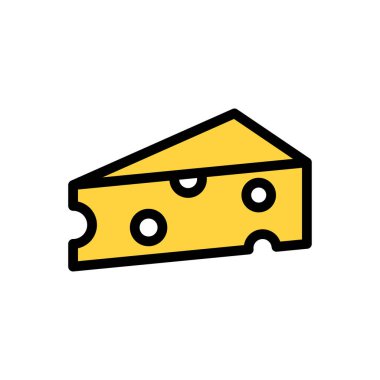 Web sitesi tasarımı ve masaüstü zarfları için peynir dilimi simgesi, geliştirme. premium paket.