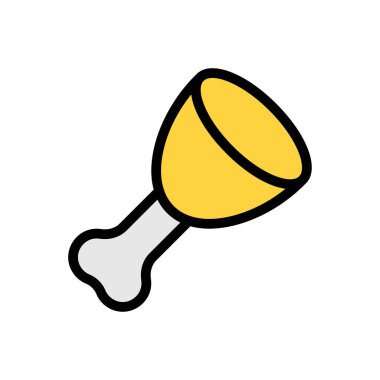 Web sitesi tasarımı ve masaüstü zarfları için bacak parçası simgesi, geliştirme. premium paket.