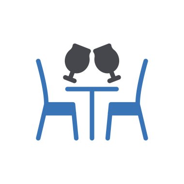 Restoran içecek ikonu web sitesi tasarımı ve masaüstü zarfları için, geliştirme. premium paket.