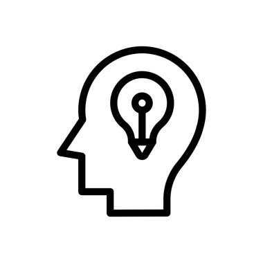 Web sitesi tasarımı ve masaüstü zarfları için zihin simgesi, geliştirme. premium paket.