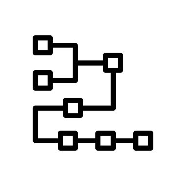 Web sitesi tasarımı ve masaüstü zarfları için akış şeması simgesi, geliştirme. premium paket.