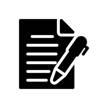 contract Icon for website design and desktop envelopment, development. premium pack.