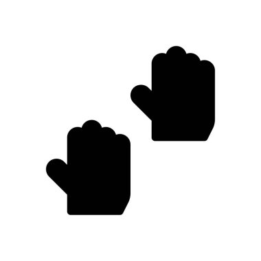 Web sitesi tasarımı ve masaüstü zarfları için el simgesi, geliştirme. premium paket.