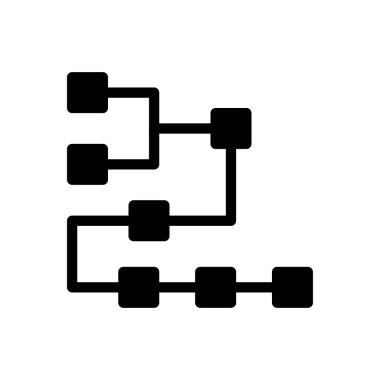 Web sitesi tasarımı ve masaüstü zarfları için akış şeması simgesi, geliştirme. premium paket.